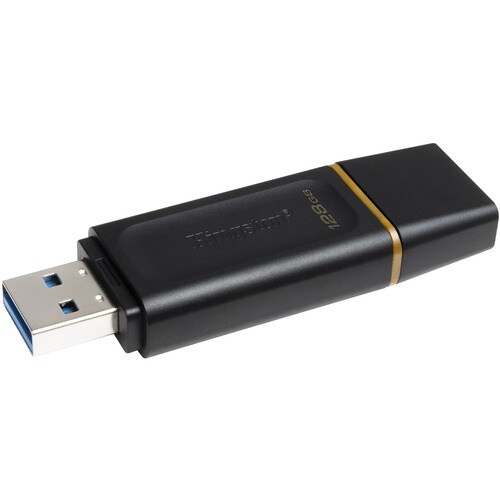 128GB USB3.2 GEN1 DATATRAVELER EXODIA BLACK/YELLOW