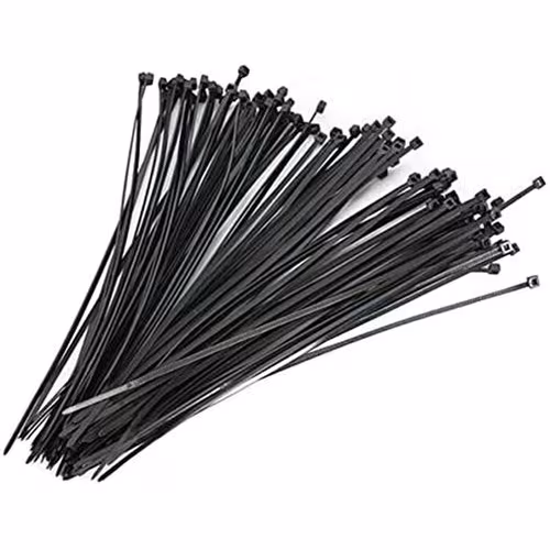 1000PK 6IN CABLE TIES BLACK NYLON ZIP TIE WRAPS UL TAA
