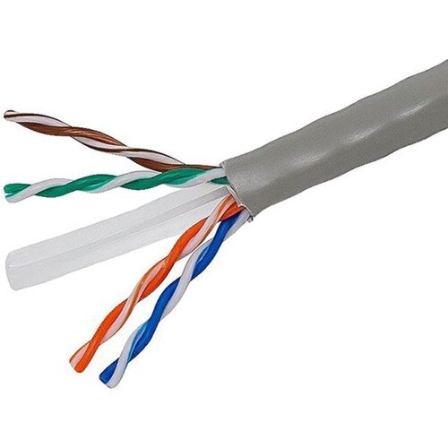 1000FT CAT6 BULK CABLE GRAY CMR STRANDED RJ45 LAN WIRE IN-WALL