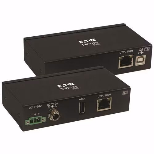 USB OVER CAT6 EXTENDER 1PORT INDUSTRIAL ESD PROTECTION POC TAA