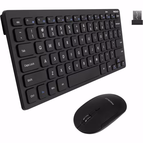 COMPACT RF KEYBOARD MOUSE WIRELESS FOR PC