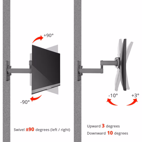 LCD/TV MONITOR MOUNT 13IN/27IN DUAL-ARM ARTICULATING
