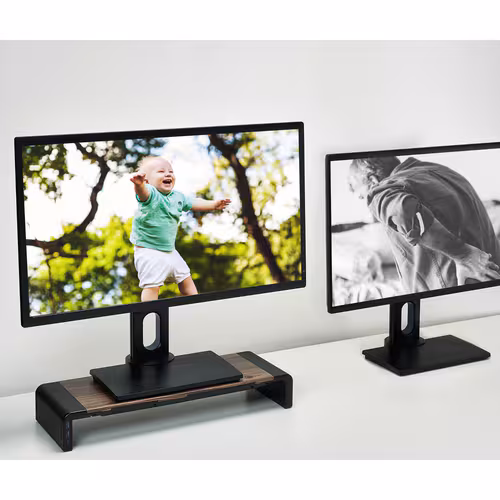 STYLISH FOLDABLE MNTR STAND USB HUB FOR LAPTOPS MOBILE PHNE/TABLET