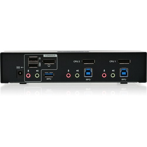 2PORT DP1.2 KVMP WITH USB3.1 HUB AND AUDIO