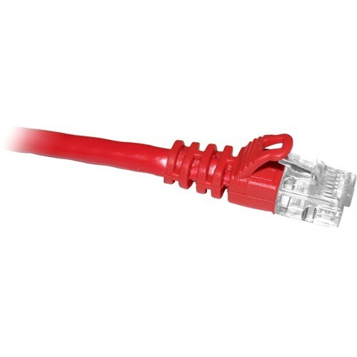 10FT CAT6 RED SNAGLESS PATCH CORD BOOTED 550MHZ TAA COMP