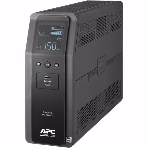BACK UPS PRO 1500VA SINEWAVE 10 OUTLETS 2 USB CHARGING PORTS