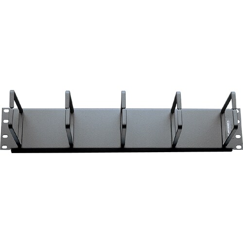 2U SINGLESIDED HORIZ CABLE MGMT 5D RNGS