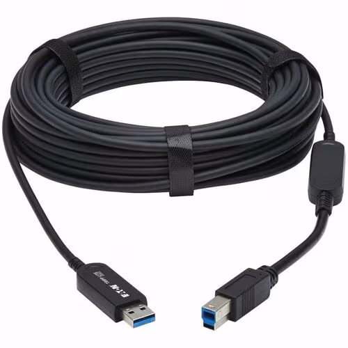 30M USB-A TO USB-B FIBER AOC CABLE ACTIVE OPTICAL USB 3.2 GEN 1