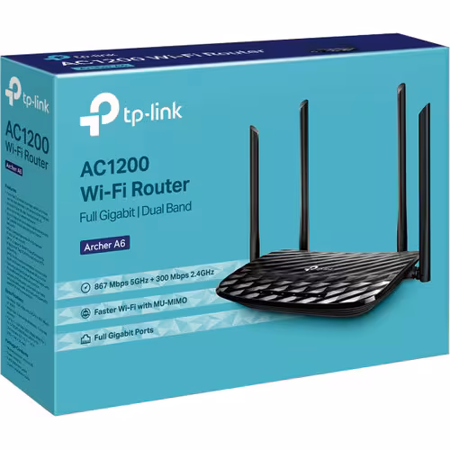 ARCHER A6V3 AC1200 MU-MIMO WI-FI ROUTER