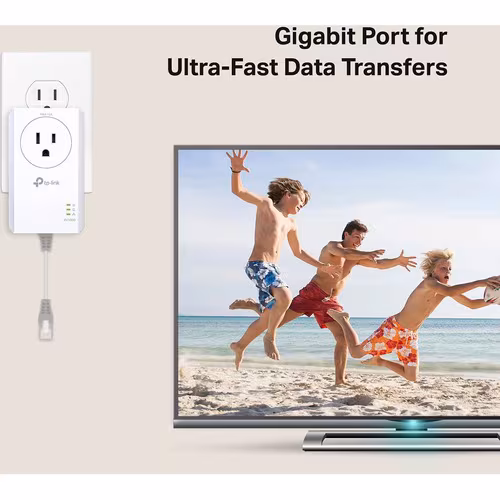 AV1000 GIGABIT PASS-THROUGH POWERLINE STARTER KIT