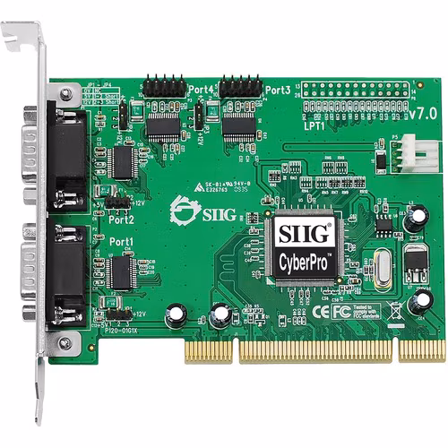 4PORT DB9 PCIE RS232 550 PCI CYBERSERIAL 4S