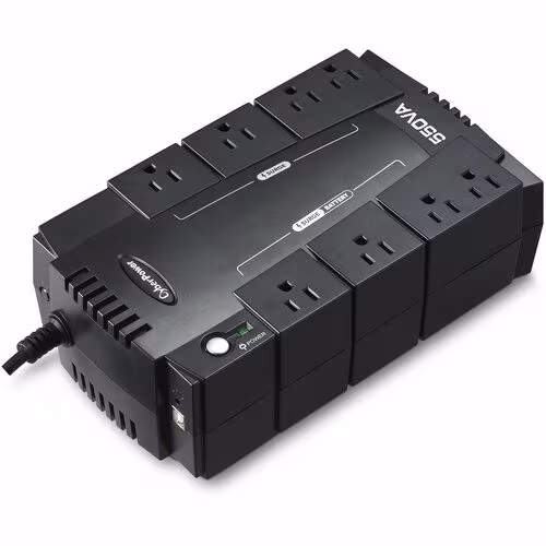 550VA CP UPS 120V STANDBY GREEN 8OUT 5-15R USB MGMT SOFT 3YR