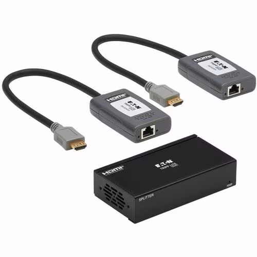 HDMI OVER CAT6 EXTENDER KIT 4K SPLITTER/2X PIGTAIL RECEIVERS POC