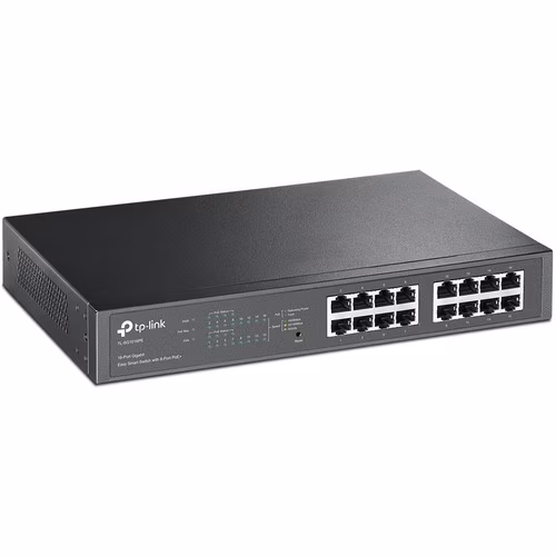 16PORT GIGABITSWITCH/8PORT POE+ EASY SMART SWITCH W/ 8PORT POE+