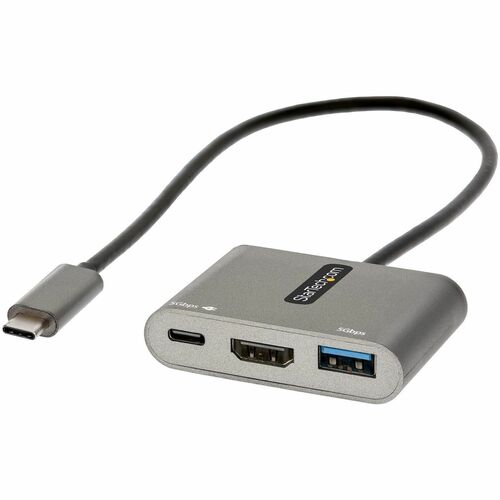 USB C MULTIPORT ADAPTER 100W PD 4K HDMI MINI TRAVEL DOCK W/ USB