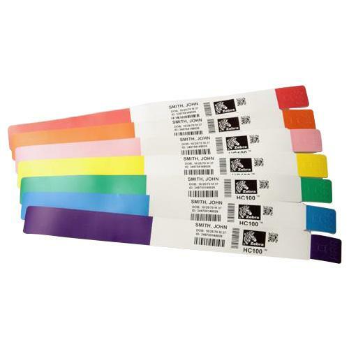 1BOX WRISTBAND POLYPROPYLENE 1X10IN 25.4X254MM DIRECT THERMAL