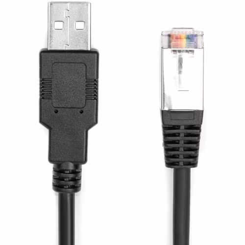 USB CONSOLE CABLE - 6FT 1.8M USB TYPE-A TO RJ45 ROLLOVER CABLE