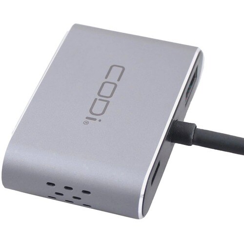 4-IN-1 USB-C DISPLAY ADAPTER HDMI VGA USB-C PD USB-A 3.0
