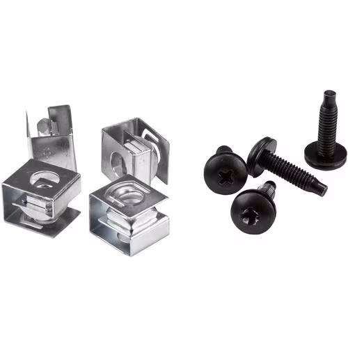 10-32 SERVER RACK SCREWS 50PACK MOUNTING CLIP NUTS AND SCREWS