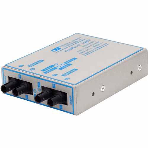 100MBPS FIBER MEDIA CONVERTER S T MM 5KM/ST SM 60KM 1310NM UNIV PWR
