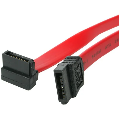 24IN SATA HARD DRIVE CABLE W/ 1 RIGHT ANGLE CONN