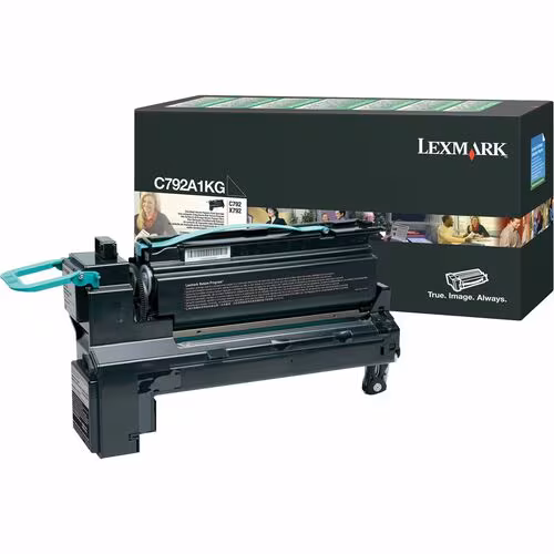 BLACK TONER CARTRIDGE FOR C792 X792 RETURN PROGRAM PRINT