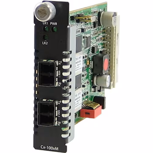 C-100MM-M2LC2 MEDIA CONV 100B-FX-100B-FX 2LC 1310NM 2KM
