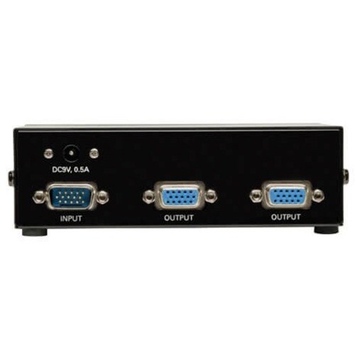 2-PORT VGA/SVGA VIDEO SPLITTER HIGH RES/SIGNAL BOOSTER HD15 M/FX2