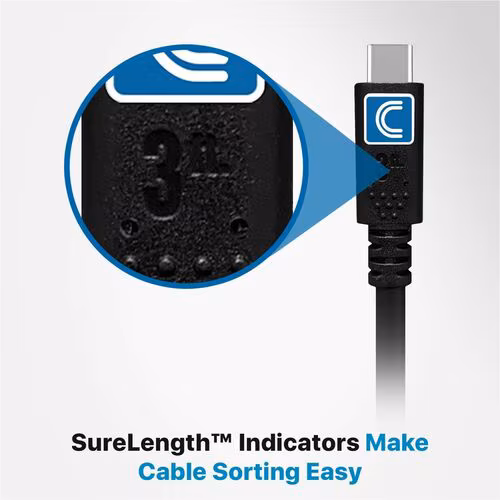 15FT USB GEN2 10G C M TO C M 4K A/V  DATA CBL PRO AV/IT INTEGRATOR