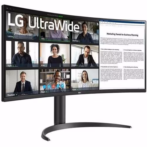 34 LCD 3440X1400 21:9 TAA MNTR HDMI DP USB-C HDR10 VA SWIVEL