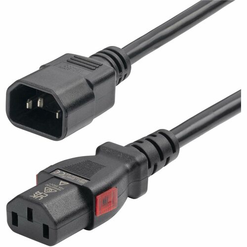 4FT POWER EXTENSION CORD IEC C14 TO LOCKING C13 10A 250V