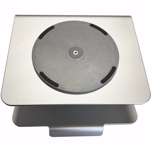 ROTATING NOTEBOOK/TABLET STAND ALUMINUM LIGHT WEIGHT SILVER