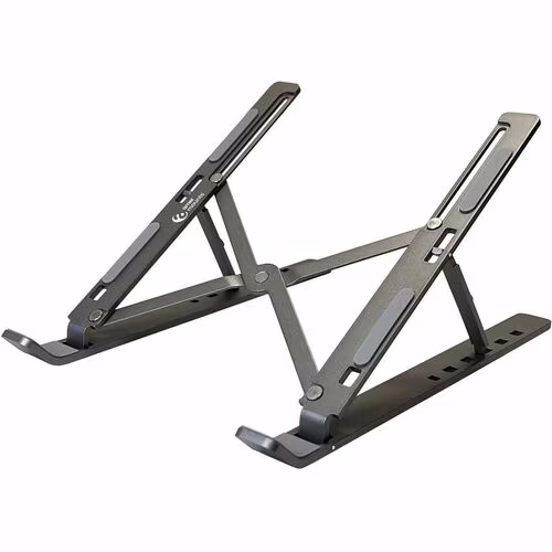 PORTABLE LAPTOP/TABLET STAND ALUMINUM HEIGHT ADJUST DARK GREY