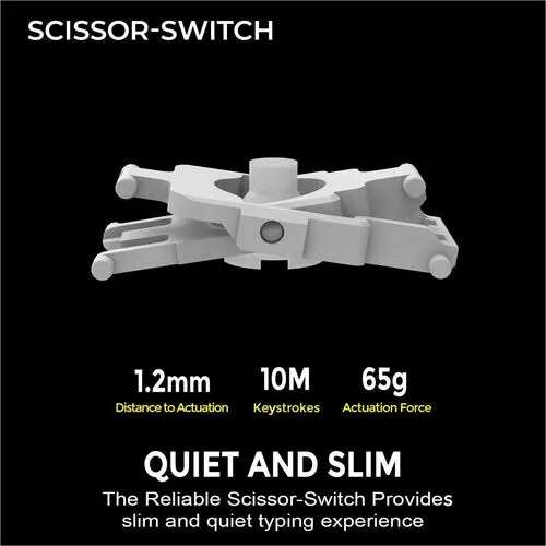 MULTI OS BT MINI KB WCOPILOT SCISSOR SWITCH