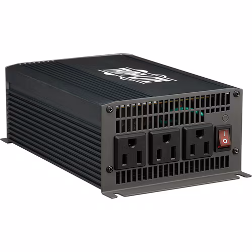 700W ULTRA COMPACT CAR INVERTER 12VDC 3 OUT LIGHTED ON/OFF SWITCH