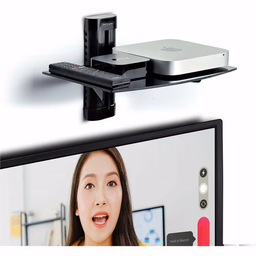 FLOATING WALL-MOUNTED AV SHELF FOR UNDER TV AV EQUIPMENT