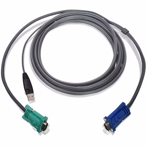 10FT USB/VGA BONDED KVM CABLE