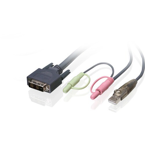 10FT DVI-D USB W/AUDIO KVM CABLE