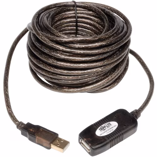 33FT USB EXTENSION CABLE M/F USB 2.0 HI-SPEED ACITVE REPEATER