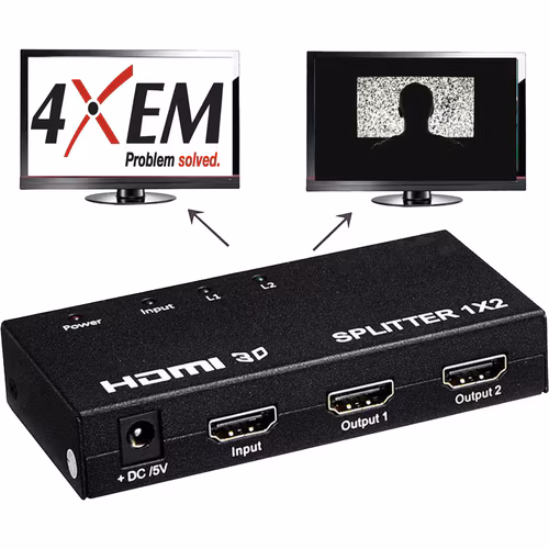 2PORT HDMI VIDEO SPLITTER 4K2K 1080P 4KX2K 1920X1080 2YR WARRANTY