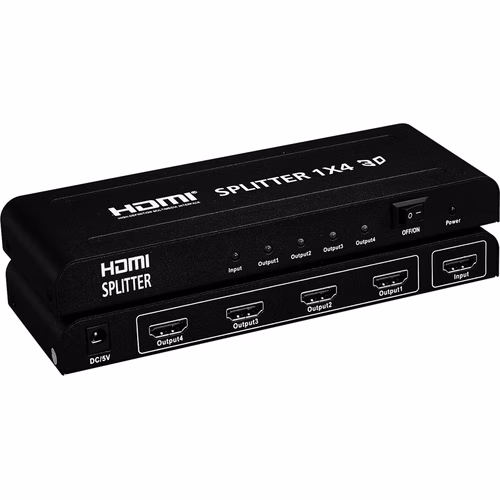 4PORT HDMI SPLITTER 1080P HDMI IN HDMI OUT 2YEAR WARRANTY