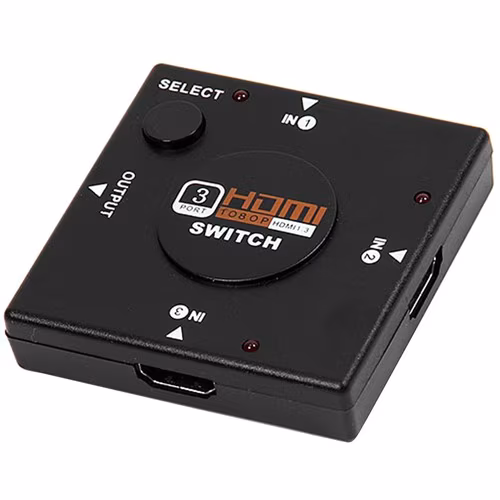 3PORT COMPACT HDMI SWITCH 3TO1 MINI AUTO SWITCH 1080P HD