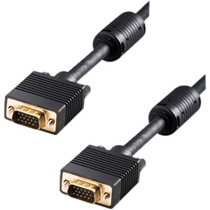 10FT COAX VGA HQ MONITOR CABLE HD15 MALE TO MALE HIGH RES