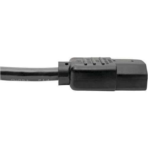2FT POWER EXTENSION CORD 18AWG 10A C14 TO C13 COMPUTER CABLE