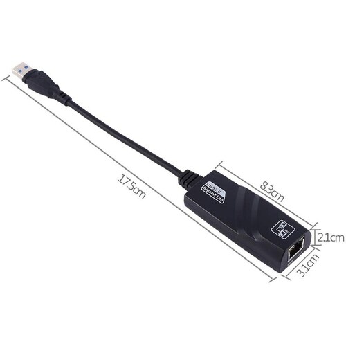 1PORT USB3 TO RJ45 GIGABIT ETHERNET LAN ADAPTER