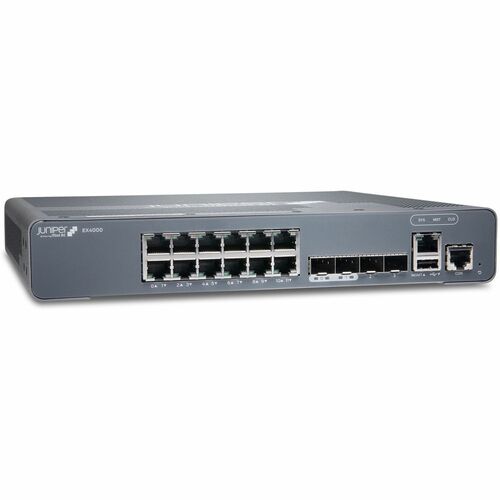 EX4000 12-PORT 10/100/1000BASET 4X 1G/10G SFP/SFP+ WITH STANDARD SW