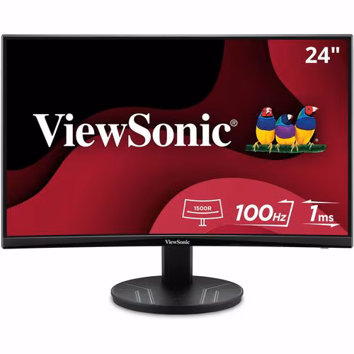 24IN 1080P VA CURVED MONITOR WITH VARIABLE REFRESH RATE HDMI DIS