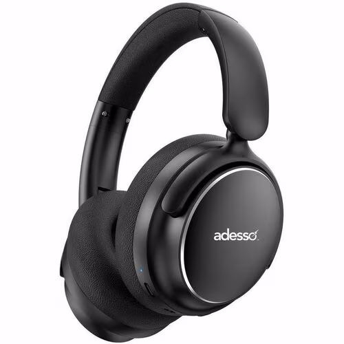 B/T ANC FOLDABLE HEADSET W/MIC 3.5MM AUX CONNECTOR