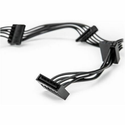 15.7IN - 4X SATA POWER SPLITTER POWER SPLITTER ADAPTER CABLE -BLACK