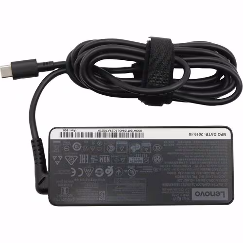 LENOVO AC ADAPTER 65 W 120 V AC 230 V AC INPUT 5 V